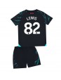 Manchester City Rico Lewis #82 Ausweichtrikot für Kinder 2023-24 Kurzarm (+ Kurze Hosen)